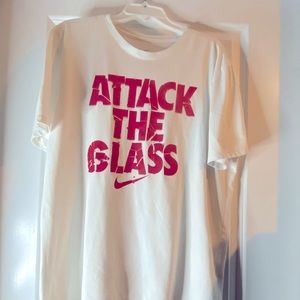 Nike Dri-Fit White/Red T-shirt